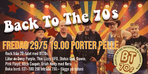 70-tals rock p\u00e5 PorterPelle med BT70s