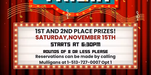 Shaker Run Golf Club \ud83c\udfb6 MUSIC TRIVIA NIGHT at Mulligans! \ud83c\udfb6