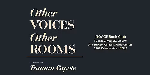 Book Club: Other Voices, Other Rooms
