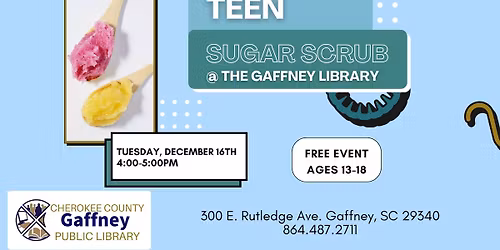 12 Days of Crafts Day 8: Teen Sugar Scrub (Ages 13-18)