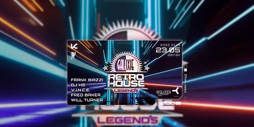 Galaxie Retro House Legend's au KODZ Club - SAMEDI 23 MAI 22h00