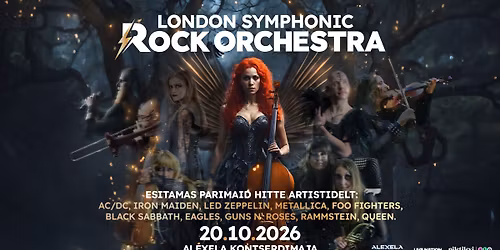 London Symphonic Rock Orchestra \u2502 Alexela Kontserdimaja, Tallinn
