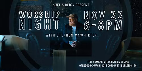 SOKE IN REIGN WITH STEPHEN MCWHIRTER