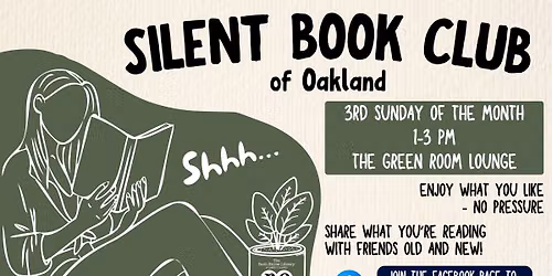 Silent Book Club of Oakland at the Green Room Lounge