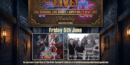 Kodiak Bears + Grae J Wall & Los Chicos Muertos - The Southboud LIVE! @The Great Southern (SE19 1QH)
