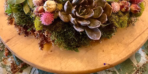 Living Succulent Wreath Workshop