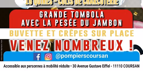 SUPER LOTO DE NO\u00cbL DES SAPEURS-POMPIERS DE COURSAN
