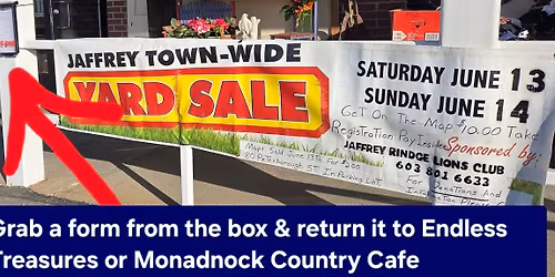 Jaffrey Town Wide YARD SALE