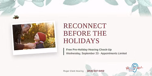 Pre-Holiday Hearing Check-Up