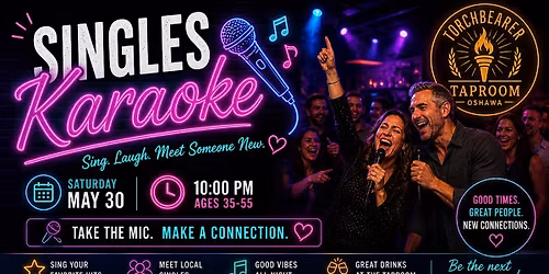 Oshawa Singles Karaoke Night - Free Admission!