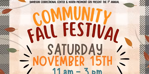 1st Annual Community Fall Festival