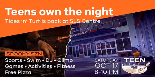 Tides 'n' Turf: Teen Night: Spooky Szn