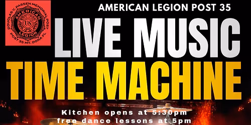 Time Machine @ American Legion Post 35 6-13-26 8pm