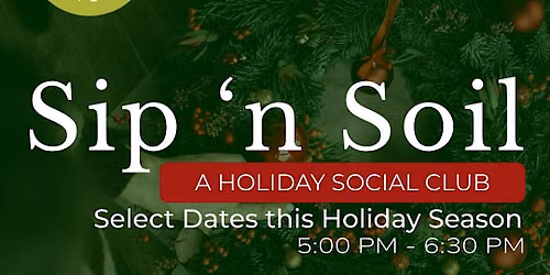 Sip 'N Soil | Living Greenery Mailbox Swag