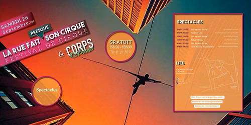 La rue fait son cirque - Festival de cirque gratuit et tout public !
