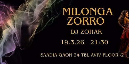 Milonga ZORRO: March Edition