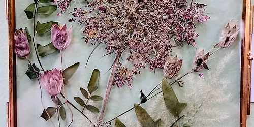 Spring Framed Pressed Flowers Workshop 