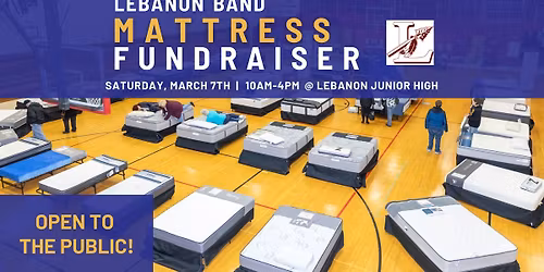Lebanon Band Mattress Sale Fundraiser