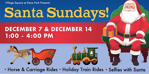 Santa Sundays #2: Sunday, December 14, 1:00-4:00 PM