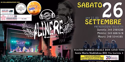 ALINERE in Concerto al Teatro G.TOSI - Santa Maria Maddalena (RO)