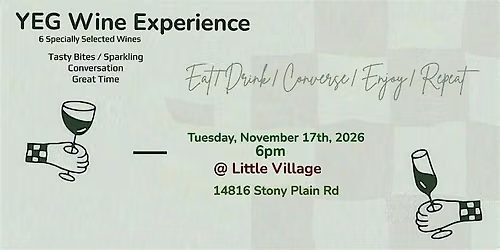 YEG Wine Experience Dinner Party at Little Village