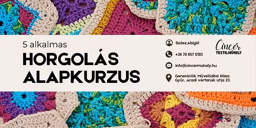 Horgol\u00e1s alapkurzus GY\u0150R - esti