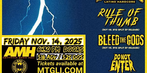 ESCUELA GRIND, NORA, GODSEYES, FACA, RULE OF THUMB, BLEED THE GODS, DO NOT ENTER @ AMH 11\/14\/25