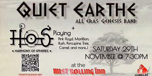Quiet Earthe + Harmony of Spheres@Mist Rolling Inn, Nottingham