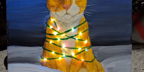 Holiday Lighted Painting with Tiffany Katen