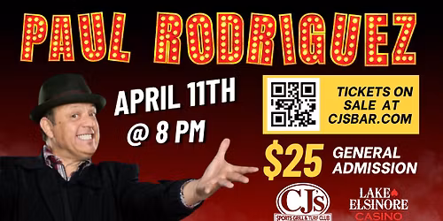 PAUL RODRIGUEZ LIVE @ CJ'S