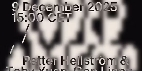 It\u2019s a Match! Petter Hellstr\u00f6m and Toby Yuen-Gen Liang on Seeing Blank Spaces