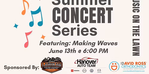 HFCOG Summer Concert Series: Making Waves