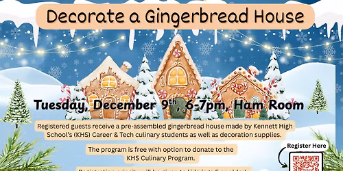 Decorate a Gingerbread House