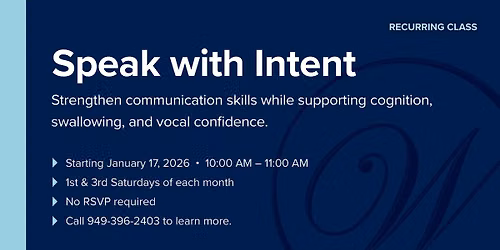 Techniques for Communication, Cognition & Vocal Confidence