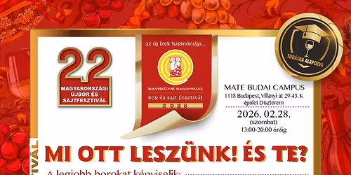 XXII. Magyarorsz\u00e1gi \u00dajbor \u00e9s Sajt Fesztiv\u00e1l