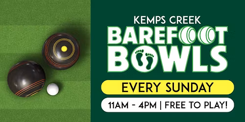 Barefoot Lawn Bowls - Kemps Creek Sporting & Bowling Club