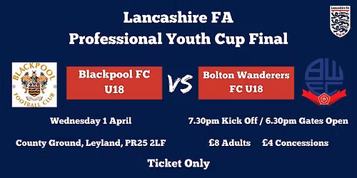 Lancashire FA Professional Youth Cup Final 2026