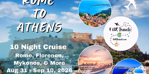 ROME TO ATHENS \u4e0d2 4 UR Travels