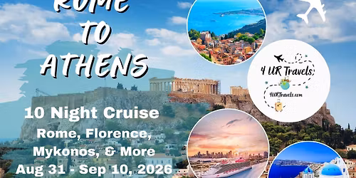 ROME TO ATHENS \u4e0d2 4 UR Travels