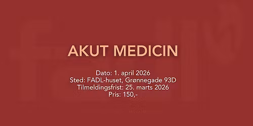 Akut medicin d. 1. april