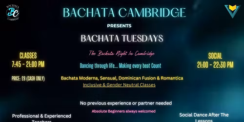 Bachata Cambridge- Bachata Tuesdays