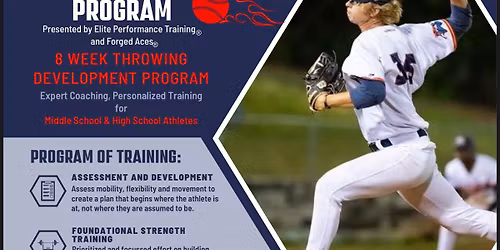 Total Arm Care 8 week program every Saturday December 6 - January 24