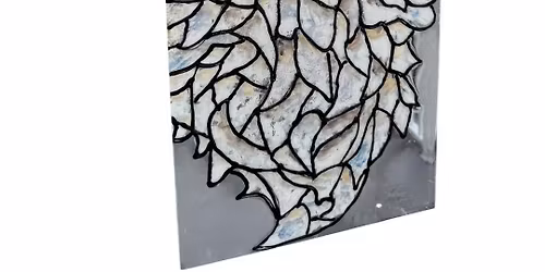 12x24 Santa Stain Glass Art Workshop