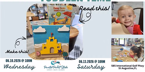 Llama Llama Sand & Sun- Toddler Time story & craft- St Augustine, FL