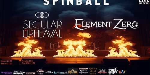 Spinball | Element Zero | Secular Upheaval Live at Architektoniki Gkazi