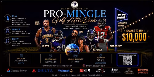 Pro-Mingle Golf After Dark