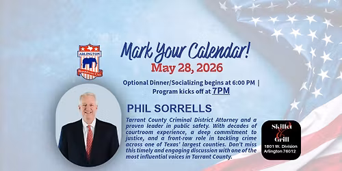 ARC May Event | Phil Sorrells Guest Speaker