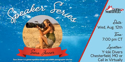 August Speaker Series - Sara Jenner