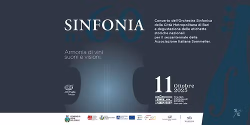 SINFONIA N. 60 - Armonia di vini, suoni e visioni