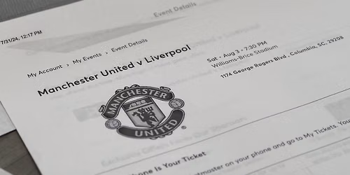 Manchester United vs Liverpool at Old Trafford Football Ground